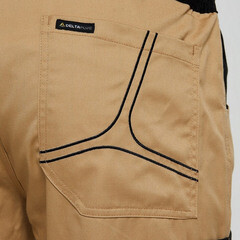 Брюки рабочие Delta Plus Mach 2 44-46 рост 164-172 см бежевые/черные - фото 6