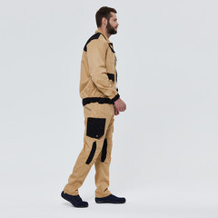 Брюки рабочие Delta Plus Mach 2 44-46 рост 164-172 см бежевые/черные - фото 4