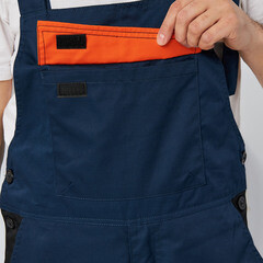 Полукомбинезон рабочий Delta Plus Mach 1 48-50 рост 172-180 см синий - фото 5