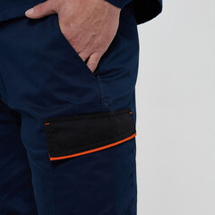 Брюки рабочие Delta Plus Mach 1 48-50 рост 172-180 см синие - фото 5