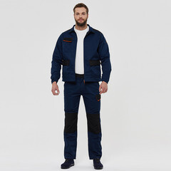 Брюки рабочие Delta Plus Mach 1 48-50 рост 172-180 см синие - фото 2