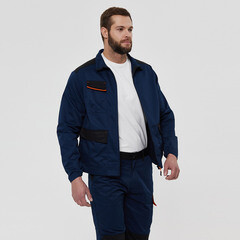 Куртка рабочая Delta Plus Mach 1 52-54 рост 172-180 см синяя - фото 14