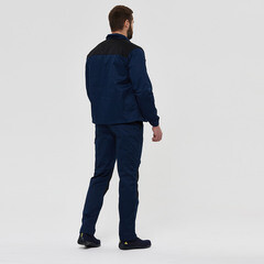 Куртка рабочая Delta Plus Mach 1 52-54 рост 172-180 см синяя - фото 4