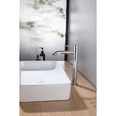 Смеситель для раковины высокий Abber Wasser Kreis однорычажный хром (AF8111) - фото 3