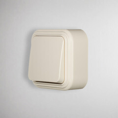 Выключатель Svet одноклавишный накладной бежевый (0603-00031) - фото 3