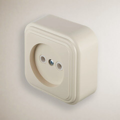 Розетка Svet накладная бежевая (0215-00031) - фото 3