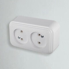 Розетка Svet накладная белая (0215-00371) - фото 3