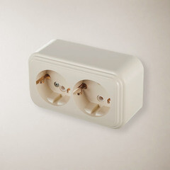 Розетка Svet накладная бежевая (0215-00481) - фото 3