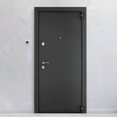 Кнопка для звонка проводного черно-белая прямоугольная - фото 3