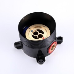 Смеситель для ванны напольный Abber Wasserfall хром однорычажный с лейкой (AF8615) - фото 5