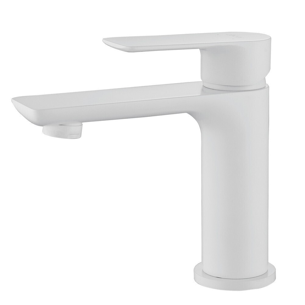 

Смеситель для раковины Abber Weiss Insel белый однорычажный (AF8010FW)