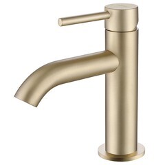 Смеситель для раковины Abber Wasser Kreis однорычажный золото (AF8110G)