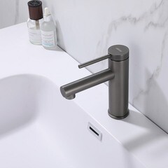 Смеситель для раковины Abber Emotion однорычажный никель (AF8810NG) - фото 3