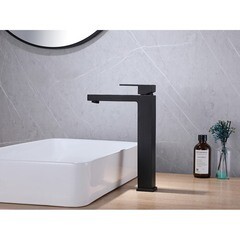 Смеситель для раковины Abber Daheim однорычажный черный (AF8211B) - фото 4