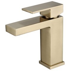 Смеситель для раковины Abber Daheim однорычажный золото (AF8210G)