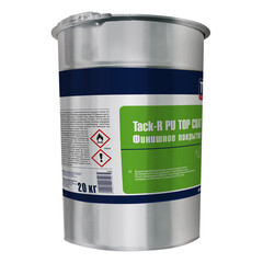 Покрытие финишное полиуретановое Tytan Professional TACK-R PU TOP COAT 20 кг серое - фото 2