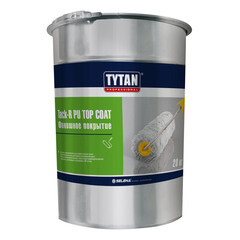 Изображение товара Покрытие финишное полиуретановое Tytan Professional TACK-R PU TOP COAT 20 кг серое