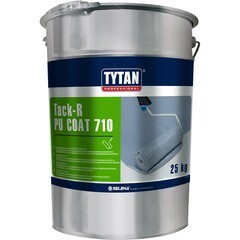 Мастика гидроизоляционная полиуретановая Tytan Professional TACK-R PU COAT 710 25 кг серая - фото 1