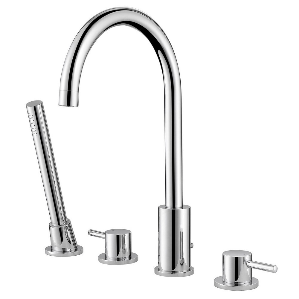 

Смеситель на борт ванны Abber Wasser Kreis хром с лейкой (AF8113)