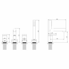 Смеситель на борт ванны Abber Emotion никель однорычажный с лейкой (AF8813NG) - фото 3