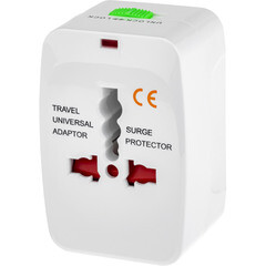 Разветвитель 1 розетка евро/азия/америка Düwi 10 А 230 В 2,2 кВт белый (27417 9)