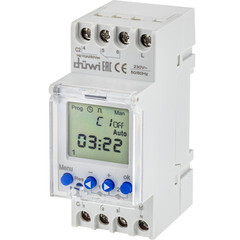 Изображение товара Таймер электронный модульный Düwi Profi T1-T2 230 В 32 А (25806 3)