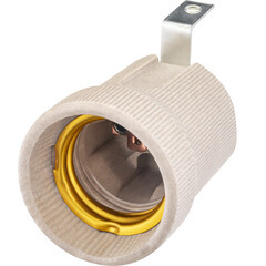 Изображение товара Патрон для лампы Е27 Duwi керамический 60 Вт IP20 с держателем бежевый (24616 9)