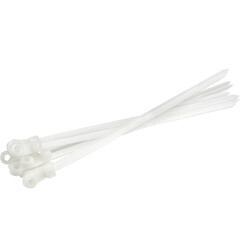 Стяжка кабельная Duwi 150x3,6 мм под винт нейлоновая белая (10 шт.) (30296 4)