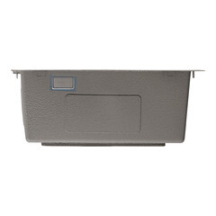 Мойка для кухни Ukinox Практика 50х50х20 см врезная с сифоном сталь (PRB500.500 -GT10C 0CW) - фото 3