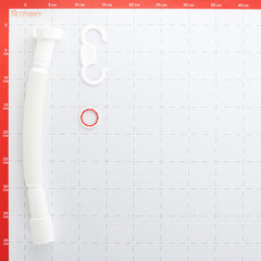 Сифон гофрированный Alcadrain 1 1/4х32/40 мм белый (A750) - фото 2