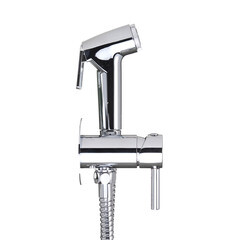 Смеситель с гигиеническим душем встраиваемый Corsa Deco со скрытой частью в комплекте хром (HF001) - фото 8