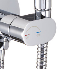 Смеситель с гигиеническим душем встраиваемый Corsa Deco со скрытой частью в комплекте хром (HF003) - фото 7