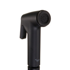 Смеситель с гигиеническим душем встраиваемый Corsa Deco со скрытой частью в комплекте черный (HF003B) - фото 5