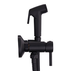 Смеситель с гигиеническим душем Corsa Deco черный (HF005B) - фото 8