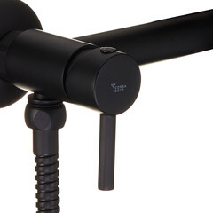 Смеситель с гигиеническим душем Corsa Deco черный (HF005B) - фото 7