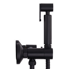 Смеситель с гигиеническим душем Corsa Deco черный (HF006B) - фото 8