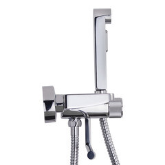 Смеситель с гигиеническим душем Corsa Deco с держателем хром (HF007W) - фото 8