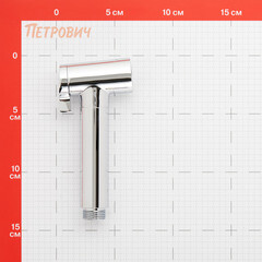 Лейка гигиеническая Corsa Deco двухрежимная хром (HS001) - фото 2