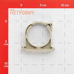 Фиксатор Valfex 50-52 мм для полипропиленовых труб с защелкой серый (10160050Г) - фото 2