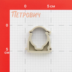 Фиксатор Valfex 32-34 мм для полипропиленовых труб с защелкой серый (10160032Г) - фото 2