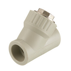 Фильтр полипропиленовый Valfex косой 32 мм В/В сетчатый серый (10141032Г) - фото 4