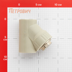 Фильтр полипропиленовый Valfex косой 32 мм В/В сетчатый серый (10141032Г) - фото 2