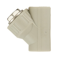 Фильтр полипропиленовый Valfex косой 25 мм В/В сетчатый серый (10141025Г) - фото 3