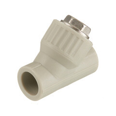 Фильтр полипропиленовый Valfex косой 20 мм В/В сетчатый серый (10141020Г) - фото 4