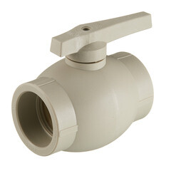 Изображение товара Кран шаровой полипропиленовый Valfex 63 мм серый (10144063Г)