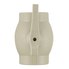 Кран шаровой полипропиленовый Valfex 63 мм серый (10144063Г) - фото 3