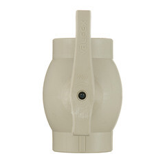 Кран шаровой полипропиленовый Valfex 50 мм серый (10144050Г) - фото 3