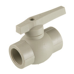 Кран шаровой полипропиленовый Valfex 32 мм серый (10144032Г) - фото 1