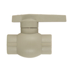 Кран шаровой полипропиленовый Valfex 20 мм серый (10144020Г) - фото 4