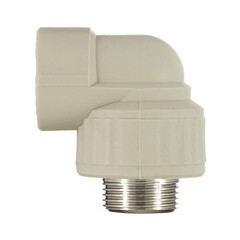 Угол полипропиленовый Valfex комбинированный 25 мм х 3/4 НР(ш) серый (10126025Г) - фото 3